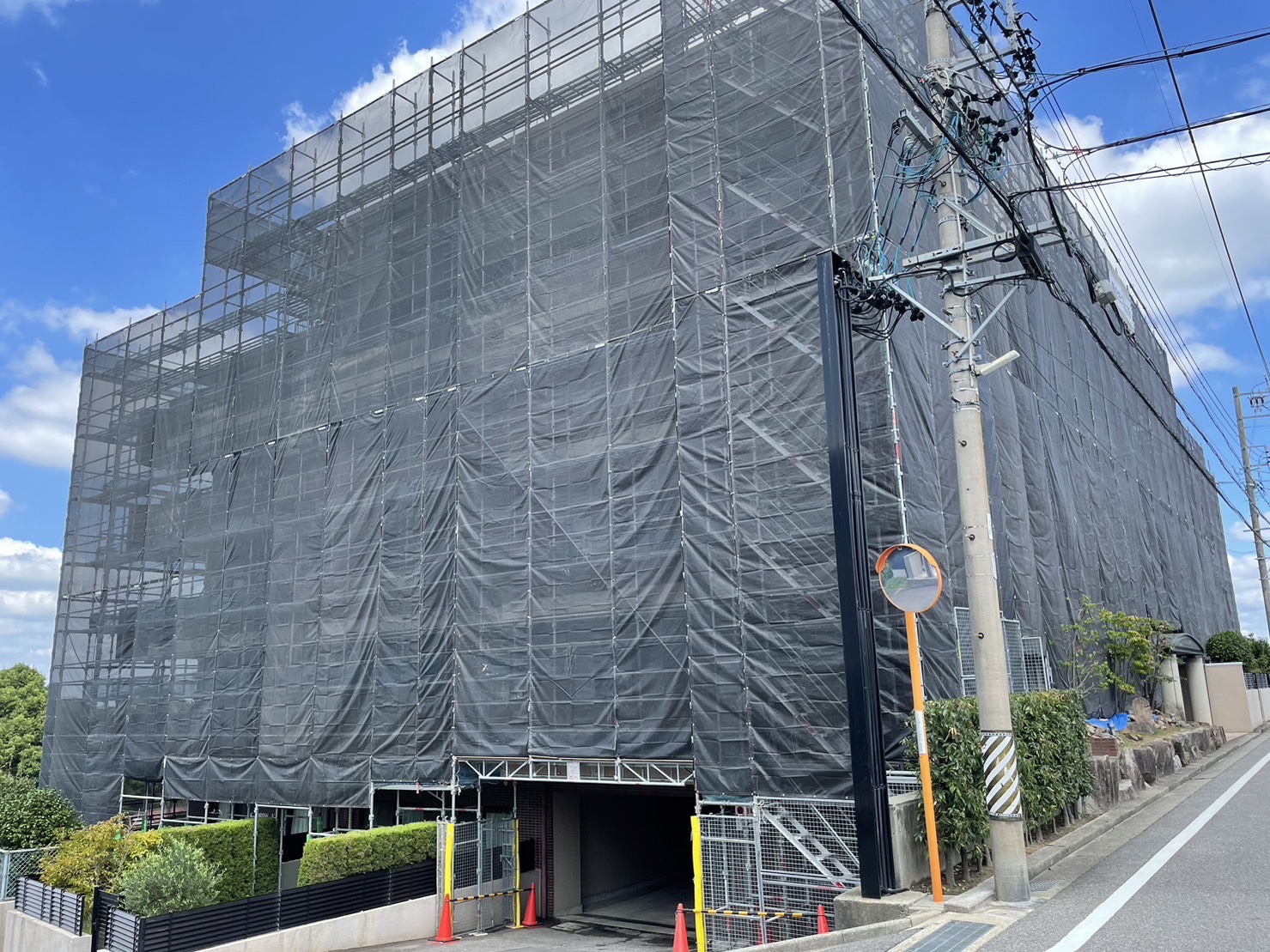 足場工事大規模